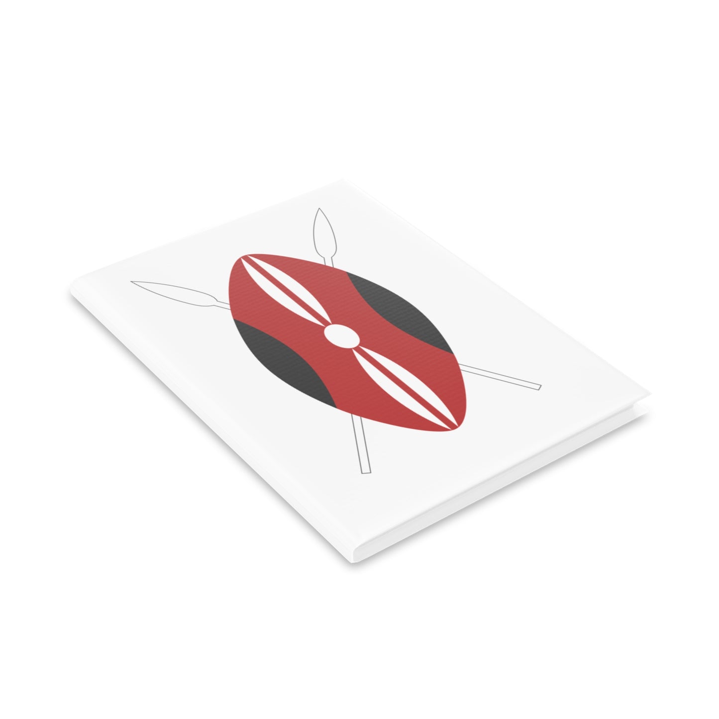 Kenyan shield Hardcover Notebook with Puffy Covers