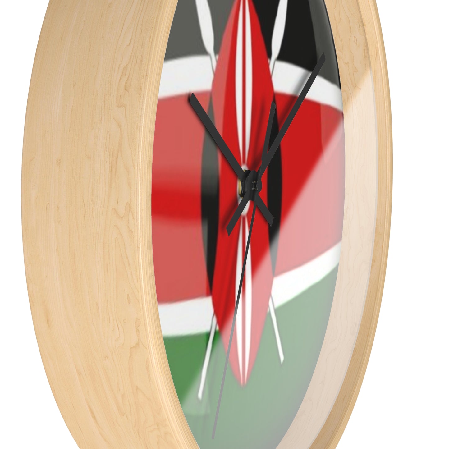 Kenyan flag Wall Clock