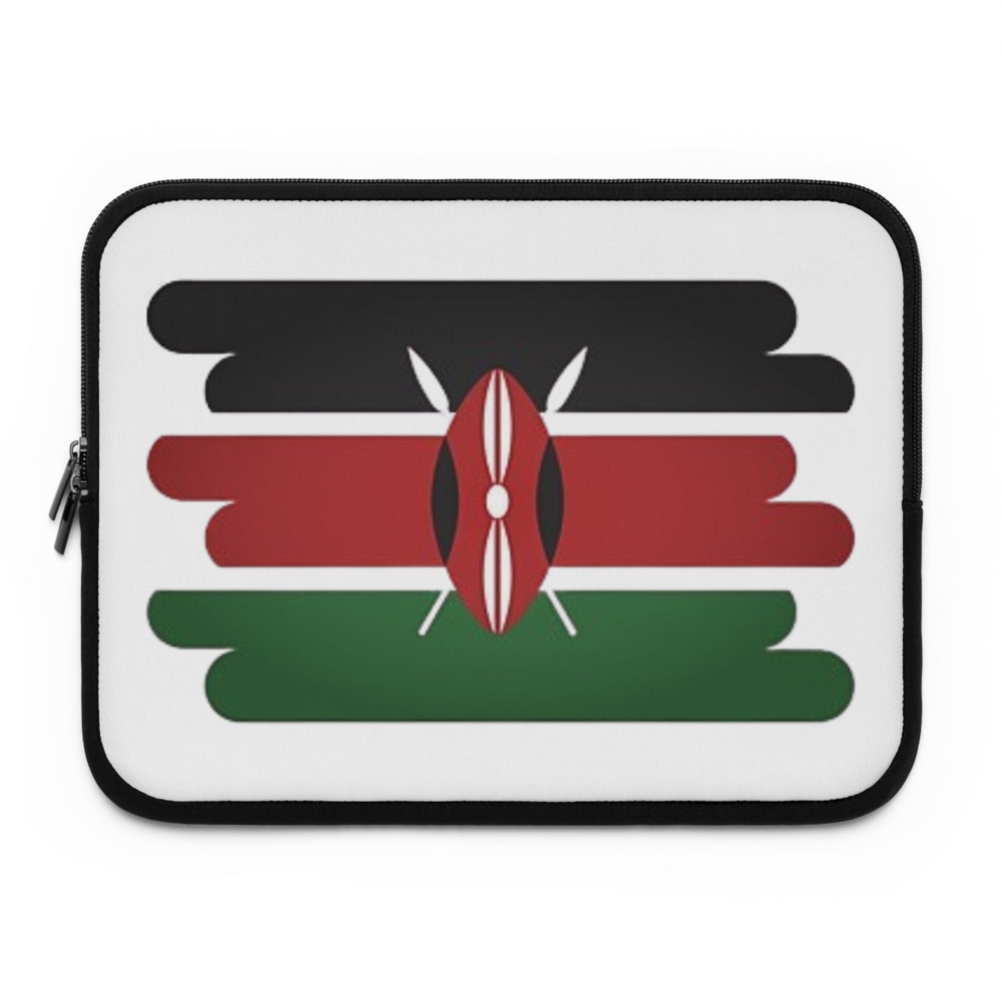 Kenyan Flag Laptop Sleeve, Stylish Laptop Case, Gift for Students, Computer Sleeve, Unique Tech Accessories