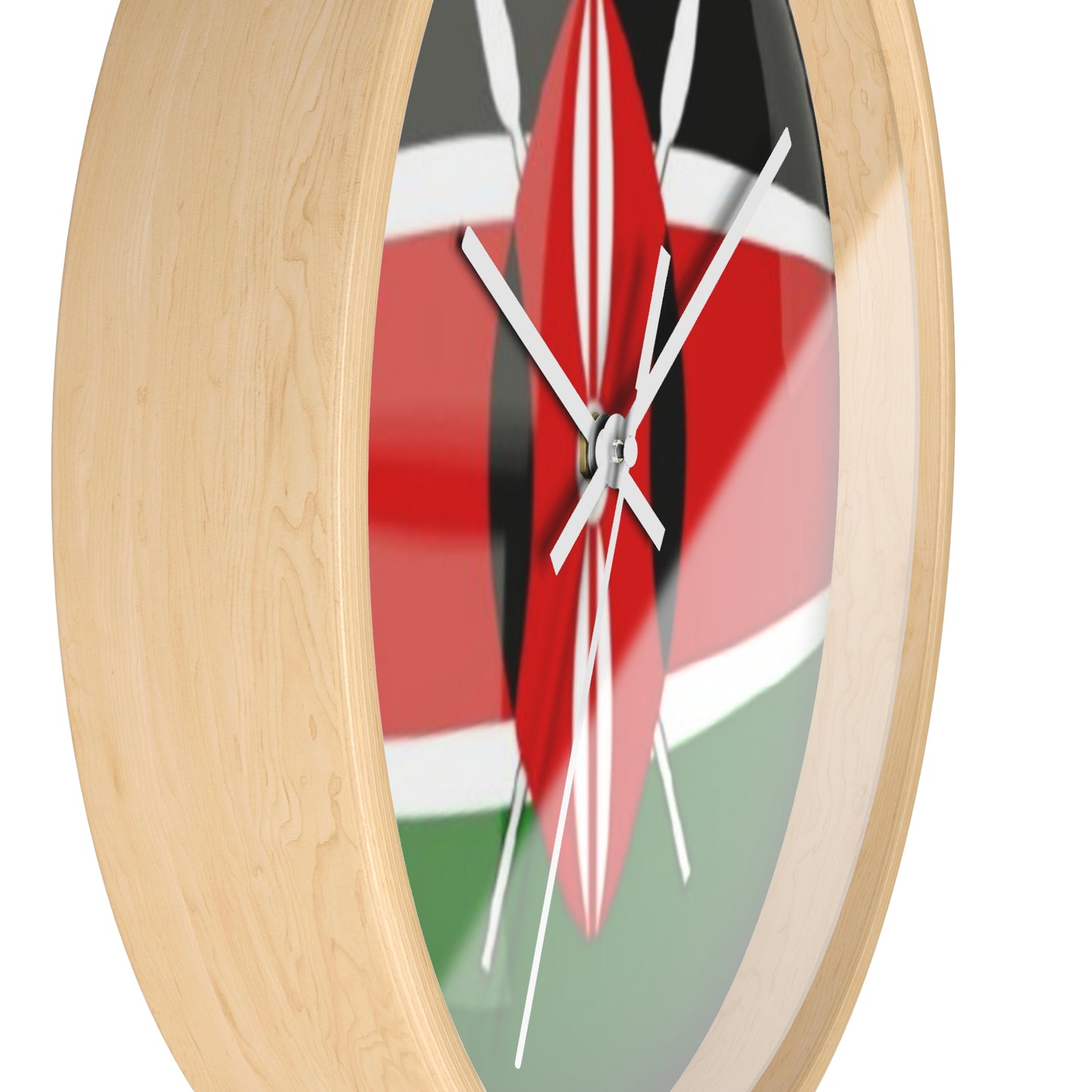 Kenyan flag Wall Clock