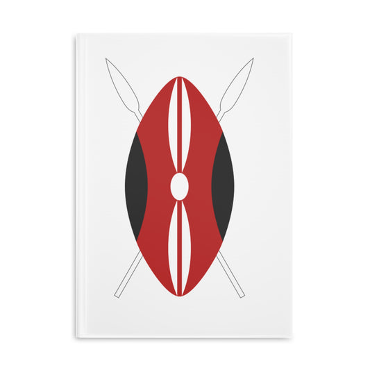 Kenyan shield Hardcover Notebook with Puffy Covers