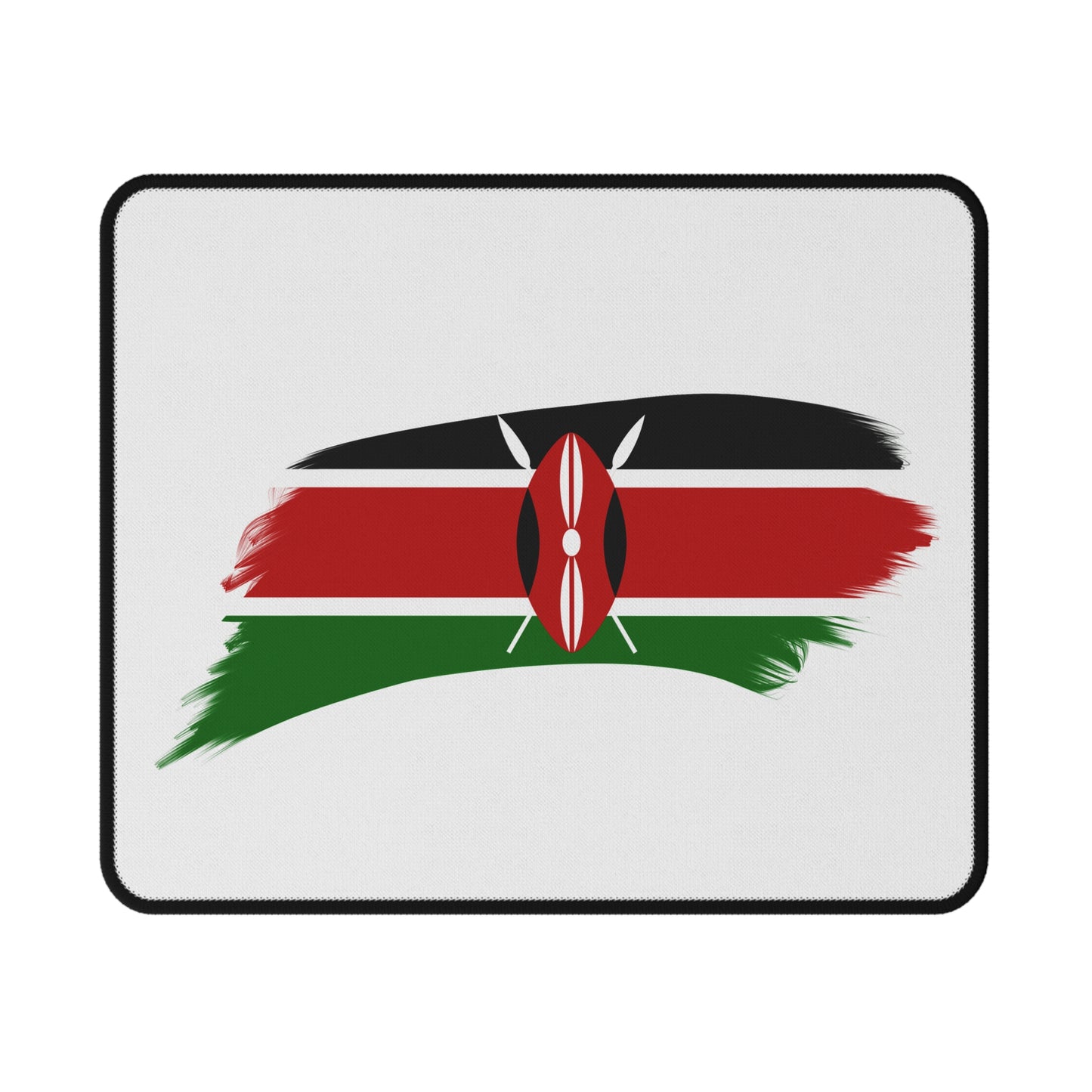 Non-Slip Gaming Mouse Pad - Kenyan flag theme