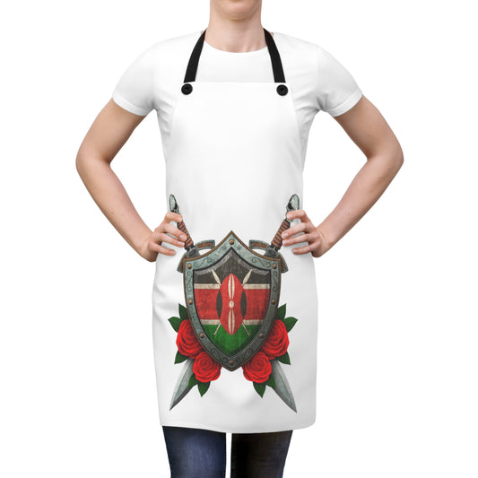 Apron (AOP) - Kenyan flag theme