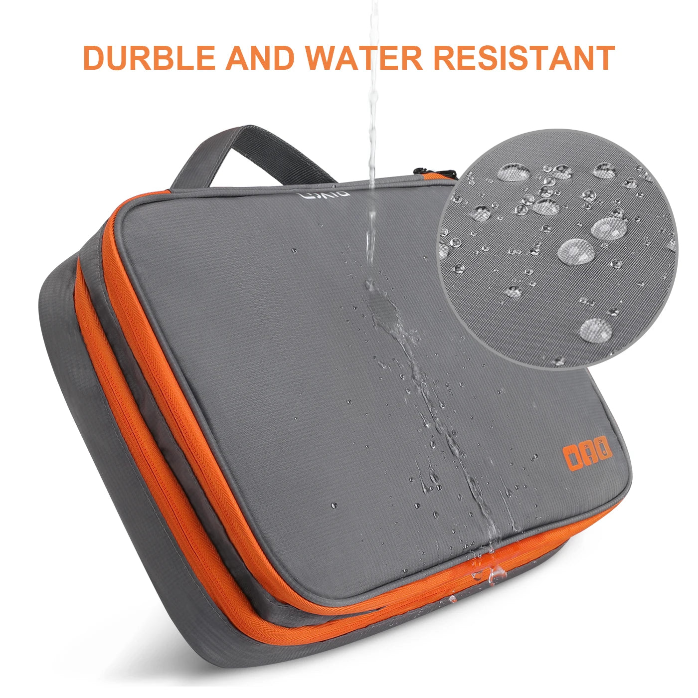 Travel Electronic Accessories Organizer, Storage Handbag Cable Organizer Bag Waterproof Carry Pouch for 11.6 Laptop,Tablet,Power