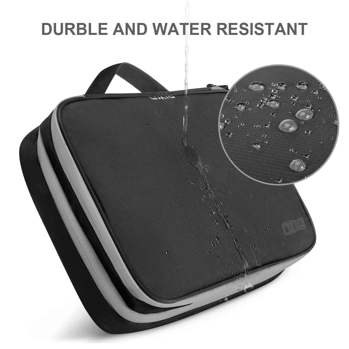 Travel Electronic Accessories Organizer, Storage Handbag Cable Organizer Bag Waterproof Carry Pouch for 11.6 Laptop,Tablet,Power