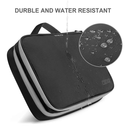 Travel Electronic Accessories Organizer, Storage Handbag Cable Organizer Bag Waterproof Carry Pouch for 11.6 Laptop,Tablet,Power