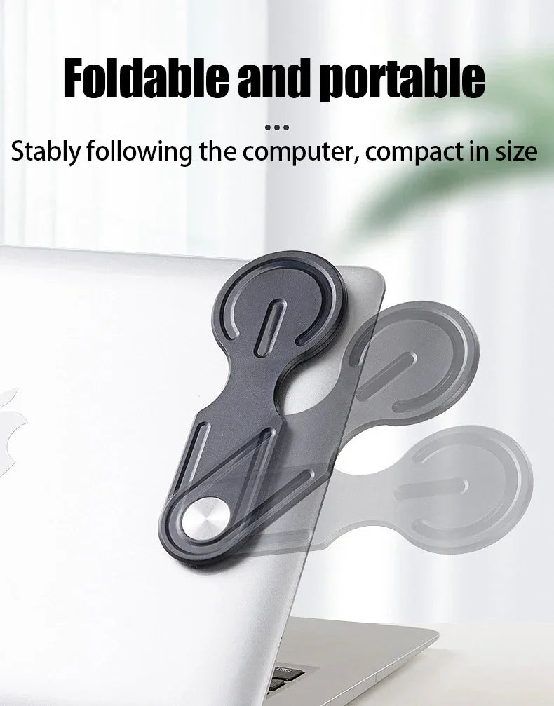 Magnetic Phone Holder Rotation Smartphone Laptop Back Mount for Magsafe iPhone 16 15 14 13 12 Pro Max Notebook Accessories Stand