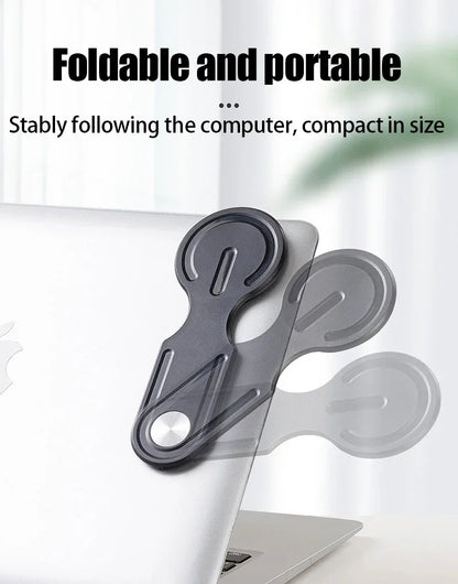 Magnetic Phone Holder Rotation Smartphone Laptop Back Mount for Magsafe iPhone 16 15 14 13 12 Pro Max Notebook Accessories Stand