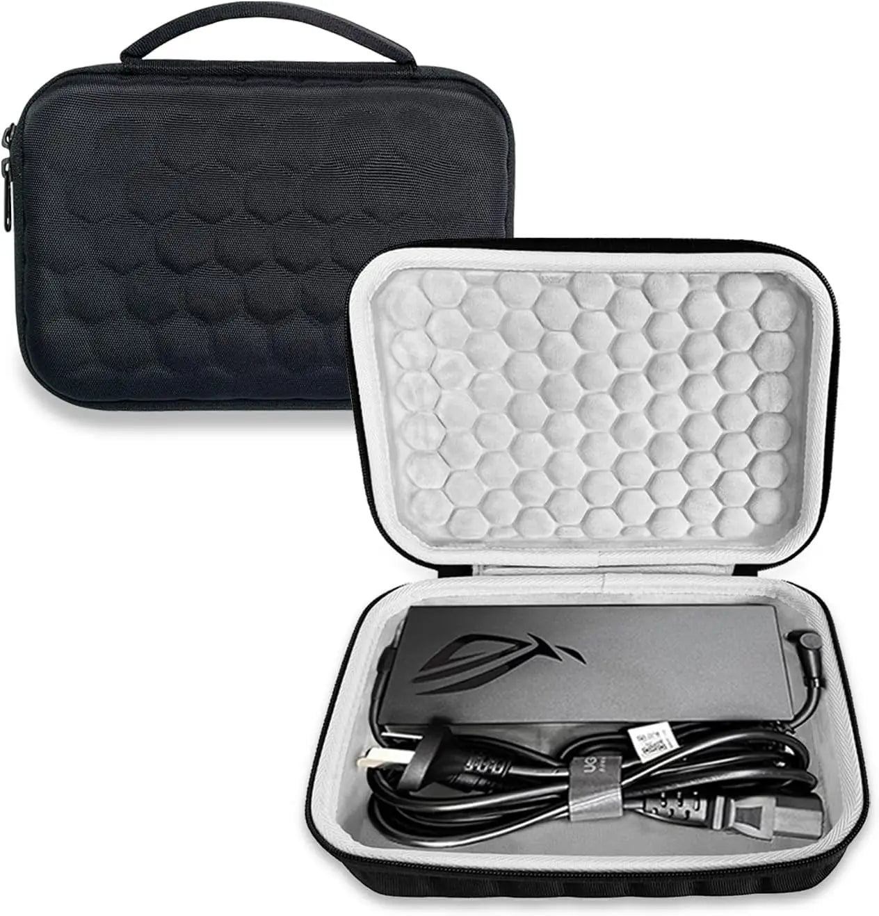 Hard Travel Gaming Laptop Charger Case Fit for ASUS ROG 150W/180W/200W/240W/280W/330W AC Adapter Cord Computer Accessories Case