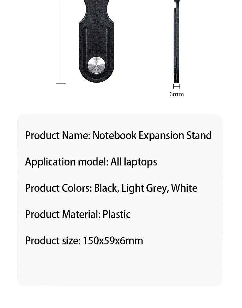 Magnetic Phone Holder Rotation Smartphone Laptop Back Mount for Magsafe iPhone 16 15 14 13 12 Pro Max Notebook Accessories Stand