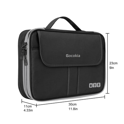 Travel Electronic Accessories Organizer, Storage Handbag Cable Organizer Bag Waterproof Carry Pouch for 11.6 Laptop,Tablet,Power