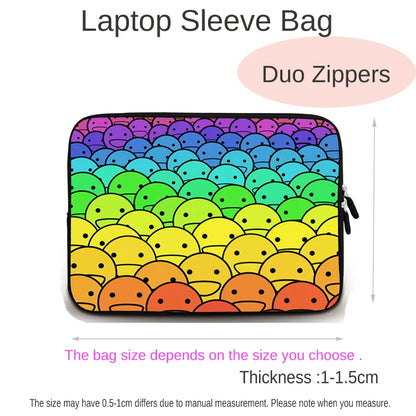 Notebook Bag 7-17 17.3 Laptop Sleeve Neoprene Case Funda For Lenovo Legion Go 15.6 13 14 16 Dell XPS HP Chromebook Accessories