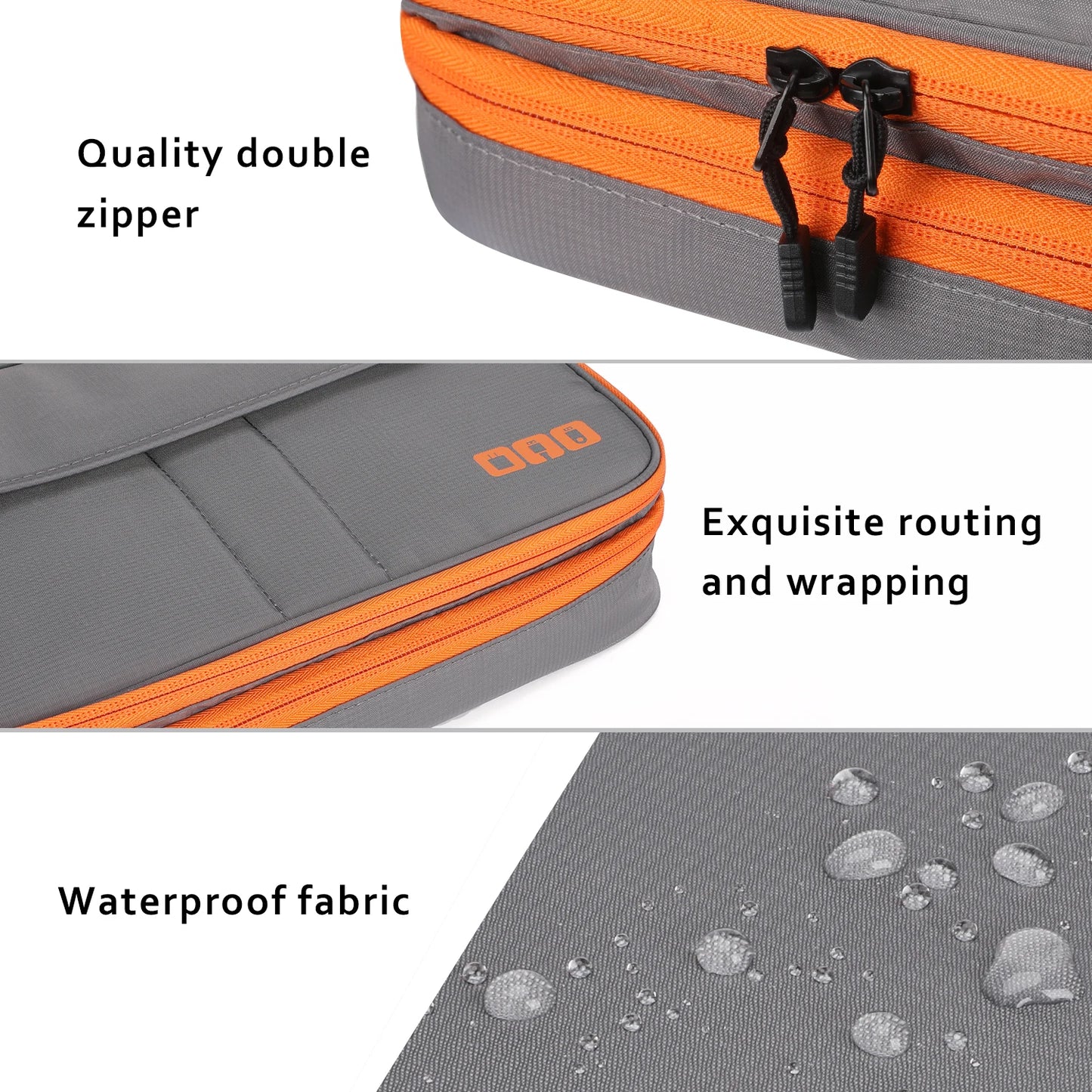 Travel Electronic Accessories Organizer, Storage Handbag Cable Organizer Bag Waterproof Carry Pouch for 11.6 Laptop,Tablet,Power