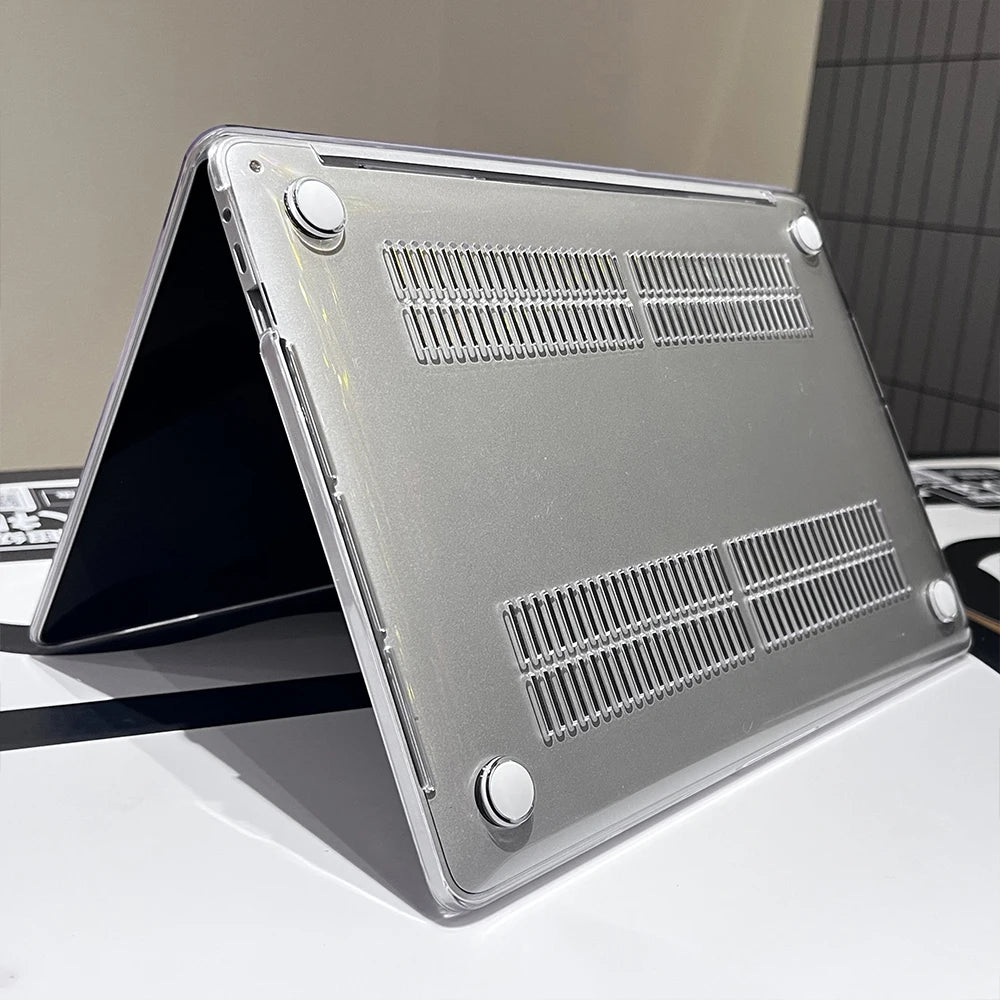 2025 Laptop Case For Apple Macbook Air 13.6 15 Inch For Mac M1 M2 M3 M4 Chip Pro 13 14 16 A2338 Air 13 A2337 A2179 Crystal Cover