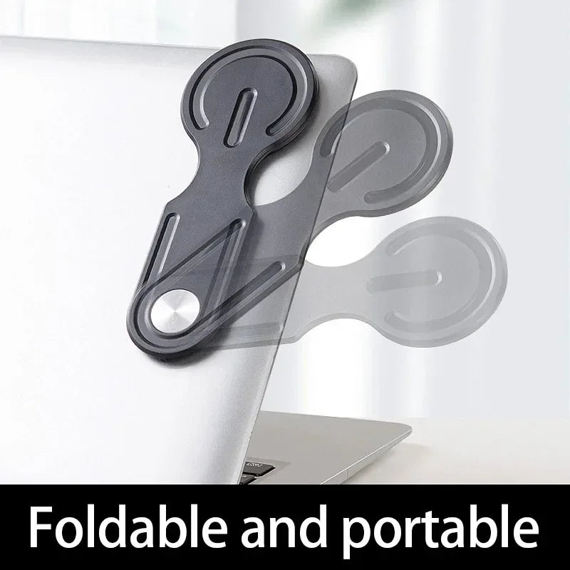 Magnetic Phone Holder Rotation Smartphone Laptop Back Mount for Magsafe iPhone 16 15 14 13 12 Pro Max Notebook Accessories Stand