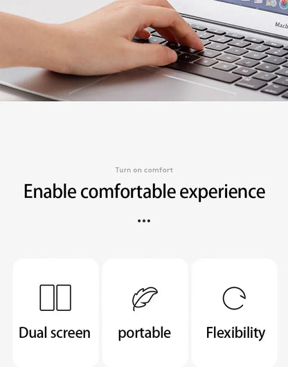 Magnetic Phone Holder Rotation Smartphone Laptop Back Mount for Magsafe iPhone 16 15 14 13 12 Pro Max Notebook Accessories Stand