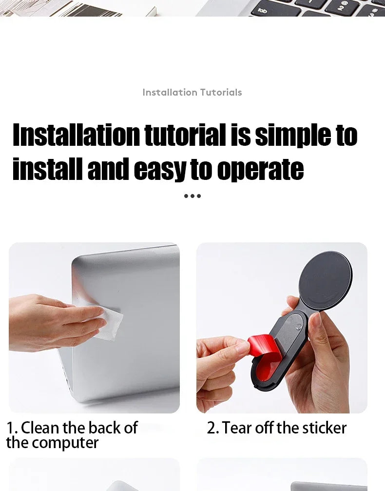 Magnetic Phone Holder Rotation Smartphone Laptop Back Mount for Magsafe iPhone 16 15 14 13 12 Pro Max Notebook Accessories Stand